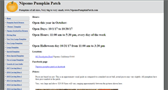 Desktop Screenshot of nipomopumpkinpatch.com